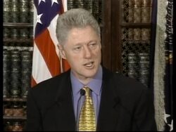 USA: PRESIDENT CLINTON PROPOSES NEW MEDICARE BENEFITS PLAN News Clip