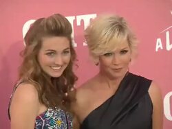 Jennie Garth, Luca Bella Facinelli at CMT's Jennie Garth: A Little Bit Country Launch And 40th Birthday Celebration Stock Footage