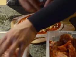 Chef Making Pizza Stock Footage