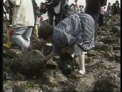 SOUTH KOREA: JINDO: THOUSANDS FLOCK TO SEE "PARTING OF THE SEA" News Clip