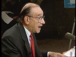 USA - Greenspan comments on economic turmoil News Clip