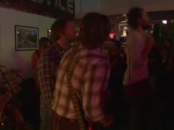 Olivia Wilde Hosts 'Artists For Haiti' Benefit Stock Footage