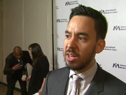 INTERVIEW - Mike Shinoda on what brings him out at International Media Corps' 2013 Annual Awards Celebration Stock Footage