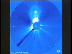 USA/SPACE: SOLAR FLARE PREDICTED TO CAUSE MAJOR STORM News Clip