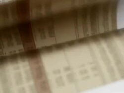 Financial Markets - Data Stock Footage