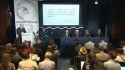 INTERVIEW - Stephen Hawking on what makes this initiatives different from other initiatives, why it's important to know whats out there at at Breakthrough Initiatives Stock Footage