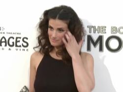 Idina Menzel at The Book Of Mormon Los Angeles Opening Night Stock Footage