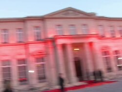 Ferrari 458 Italia Brings Funds For Haiti Relief Stock Footage