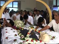 Funeral of famous UK science fiction writer Arthur C Clarke News Clip