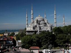 BLUE MOSQUE SULTAN AHMET CAMII Stock Footage
