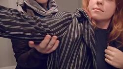 Image Sequence. OUTSIDER IN. Fashion Students, Rule Breakers, Dressing Up In Tight Space. Stock Footage