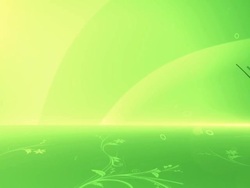 Animated Flower Background (Gold/Green) - Loop Stock Footage