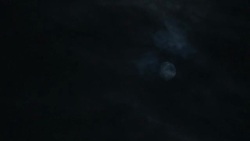 Full Moon and Clouds Stock Footage