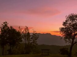 Sunset at mountain.(Time Lapse) Stock Footage