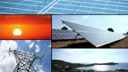 Clean energy from the sun Stock Footage