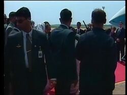 BANGLADESH: DHAKA: CLINTON'S VISIT - SECURITY TIGHTENED News Clip