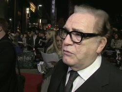 INTERVIEW: Brian Cox on Ralph Fiennes as a director at the Coriolanus Gala Premiere: 55th London Film Festival at London England. (Footage by WireImage Video/Getty Images Entertainment Video) Stock Footage