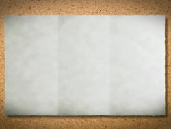 message board - for texts and information Stock Footage