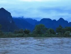 Vang Vieng, Laos Stock Footage