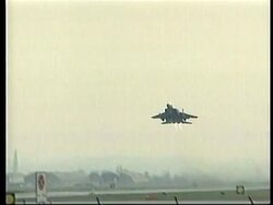 ITALY: AVIANO: WARPLANES TAKE OFF ON NATO MISSION (2) News Clip