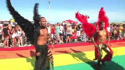 Gay Pride Parade attracts thousands along Rio's beaches News Clip