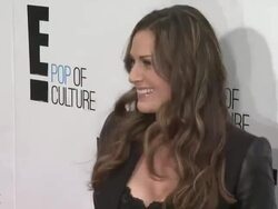 Olivia Lee at E! Upfront 2012 Stock Footage