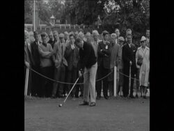 CAN353 INTERNATIONAL PICCADILLY WORLD MATCH PLAY GOLF TOURNAMENT IN WEHTWORTH IN SURREY News Clip