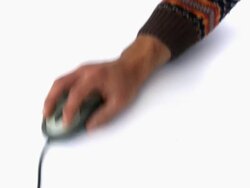 (fast) Operating Mouse Stock Footage