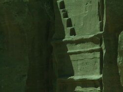Petra archaeological site, Jordan Stock Footage