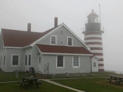 West Quoddy Lighthouse Stock Footage