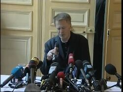 WRAP Le Clezio receives Nobel prize in Literature ADDS interview News Clip