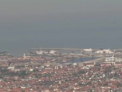 Calais And Harbour Stock Footage
