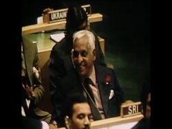 SYND 22 9 76 UNITED NATIONS GENERAL ASSEMBLY OPENS WITH NEW PRESIDENT News Clip