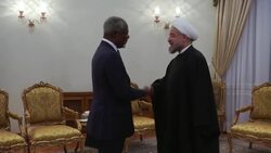 Group of former world leaders, known as "The Elders", meet Iranian President Rouhani News Clip