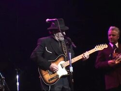 Merle Haggard performing, 'Think I'll Stay Here and Drink' Stock Footage