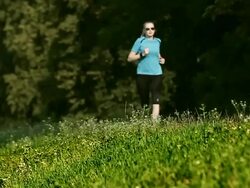 Jogging Stock Footage