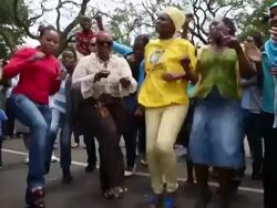 South Africa Continues To Mourn The Loss Of Former President Nelson Mandela Stock Footage