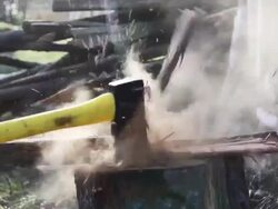 Cutting Wood Stock Footage