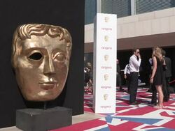 ATMOSPHERE: Arqiva British Academy Television Awards at The National Theatre on May 27, 2012 in London, England (Footage by WireImage Video/Getty Images) Stock Footage