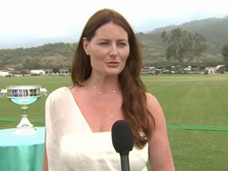 INTERVIEW: Michelle Butler, Director, Tiffany & Co on the trophy at the Tiffany & Co. Sponsors The Foundation Polo Challenge at Santa Barbara CA. (Footage by WireImage Video/Getty Images Entertainment Video) Stock Footage