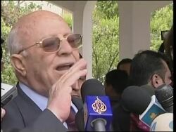 Qureia on withdrawal, Israeli, Palestinian cabinets News Clip