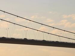 Bosphorus Bridge. Stock Footage