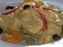 chicken salad Stock Footage