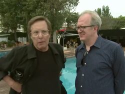 INTERVIEW: William Friedkin and Tracey Letts on what he aspires to as a Director at the Killer Joe interviews: Venice Film Festival 2011 at Venice . (Footage by WireImage Video/Getty Images Entertainment Video) Stock Footage