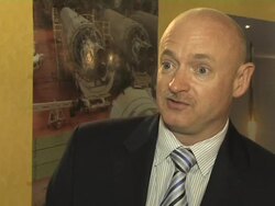 Mark Kelly, husband of Rep. Giffords Stock Footage