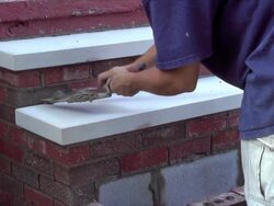 Mason at Work (HD,NTSC) Stock Footage