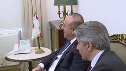 CLEAN : Turkish FM calls for Syria ceasefire immediately News Clip