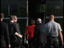 President Bush departs for the Middle East on three-day visit News Clip