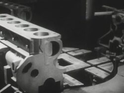 Car engine factory Stock Footage