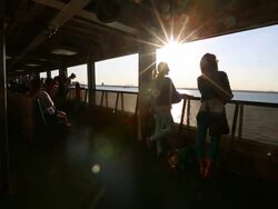 NYC's Most Scenic Transportation: The Staten Island Ferry Stock Footage